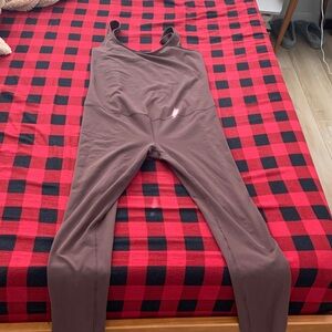 Isabel Maternity by Ingrid & Isabel Brown Jumpsuit